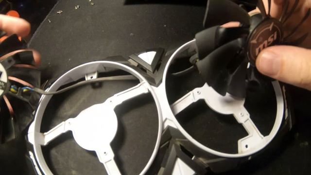 MSI ARMOR GTX 1060 GTX 1070 GTX1080TI  ремонт кулера и замена термопасты! смотреть онлайн