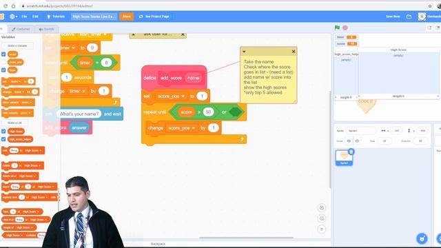 How To Create A SIMPLE Leaderboard In Scratch смотреть онлайн