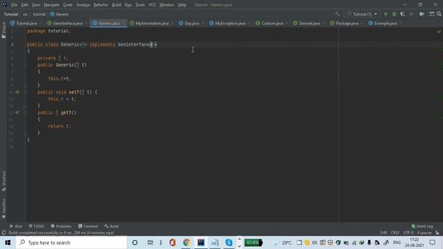 Java Programming Tutorial 52 - Generic Classes, Interfaces, Methods(IDE) (in English) смотреть онлайн