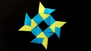 Как сделать сюрикен из бумаги