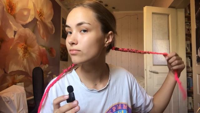 Заплетаю афрокосички сама себе! #афрокосы