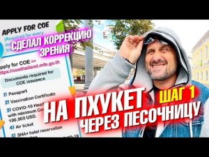 На Пхукет через песочницу. Готовим документы. Коррекция зрения. Второе чипирование