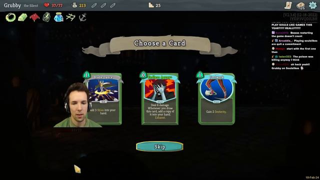 First "THE SILENT" Run in Slay The Spire! - Grubby смотреть онлайн