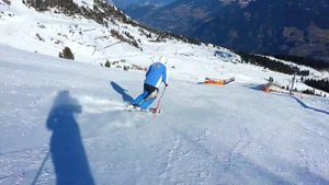 Идеальное  катание на горных лыжах Австрия