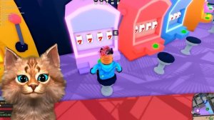 ИСТОРИЯ ПРО НОВЫЙ Побег из Тюрьмы в РОБЛОКС ROBLOX MAD CITY 2 Весёлый Кот