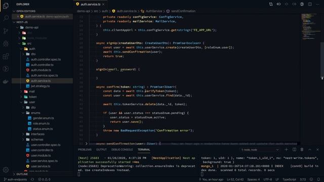 Nest.js #8: SignUp и Account confirm смотреть онлайн
