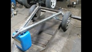 Универсальный прицеп для мотоблока. Часть 1.