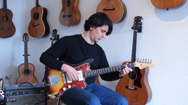 lovely sounding Fender Jazzmaster 1963 - amazing pre-cbs vintage guitar - смотреть онлайн