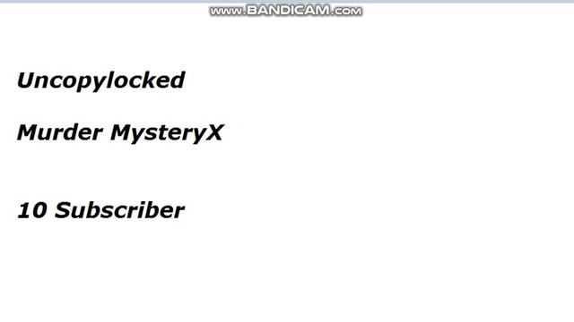 Murder Mystery X Uncopylocked смотреть онлайн