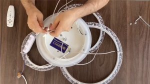 LEDCITY: СБОРКА И СИНХРОНИЗАЦИЯ ЛЮСТРЫ"3 КОЛЬЦА" | #освещение #ledcity