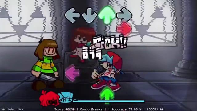 FNF Dusttale Remastered [Pacifist Route + Secret song] смотреть онлайн