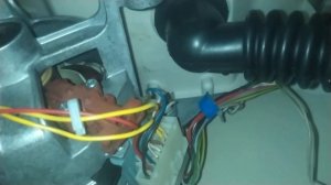 Работа двигателя СМ  Ardo SE810 на отжиме в конце стирки после профилактики.