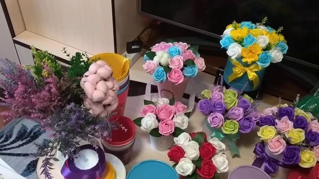 Букеты из мыльных роз! Необходимые вещи для создания своих первых букетов. смотреть онлайн