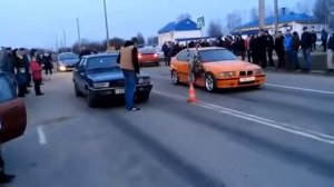 Тюнинг автомобилей .  Драг рейсинг на тюнигованных авто .