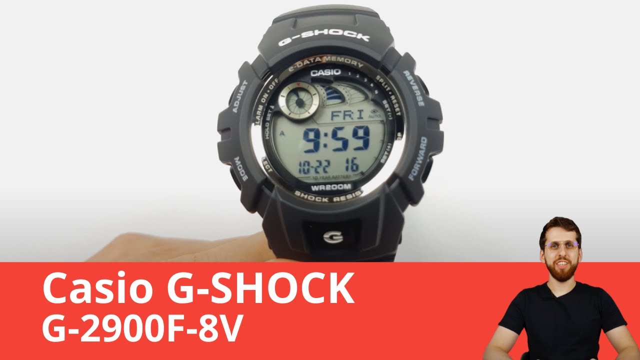 Наручные часы Casio G-SHOCK G-2900F-8V / Обзор