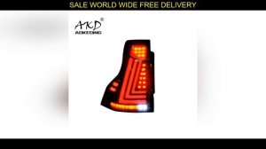 ⛄️ AKD Car Styling for Prado Tail Lights 2010-2017 Prado 2700 4000 LC150 LED Tail Lamp DRL Signal B