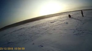 Рыбалка на оз Сугояк Челябинской обл. в мороз -25, утром замерзла камера! Первый раз ставил жерлицы