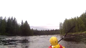 Порог Быстрый на реке Воньга. 2018, низкая вода.