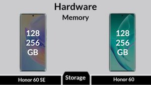 Honor 60 SE Vs Honor 60