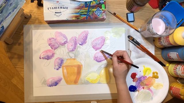 Рисуем с Anni Merelill. Уроки живописи для детей 4-11 лет. Весна 2020 смотреть онлайн