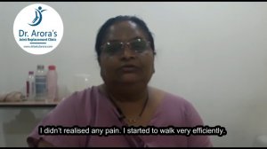 Mrs. Shalini Salve on Knee Replacement Surgey - Thane, Mumbai