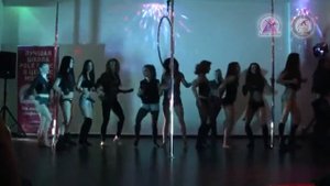 Номер в стиле Рок))) Педагоги Pole Dance