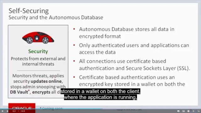 Oracle Atonomous Database Technical overview смотреть онлайн