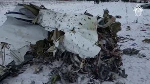 ОСТОРОЖНО! ЖЁСТКИЕ КАДРЫ! Место крушения Ил-76 в Белгородской области.