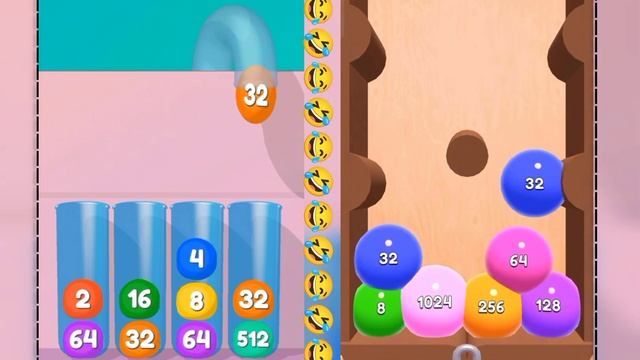 Jelly 2048 vs jelly drops 2048 - Merge Puzzle Game videos Gameplay Walkthrough Android, iOS Levels