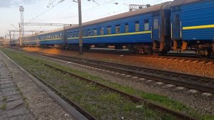 Провожаем поезд Харьков - Львов