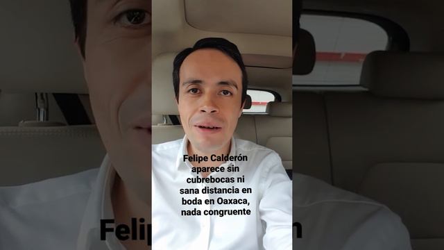 Felipe Calderón aparece sin cubrebocas ni sana distancia en boda en Oaxaca, nada congruente