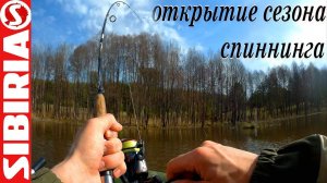 Деревенская рыбалка на пруду Открытие сезона спиннинга Воблеры, блёсны СИБИРИЯ