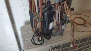 спиральный компрессор SCROLL для ГВС и отопления.тепловой насос под газ R32