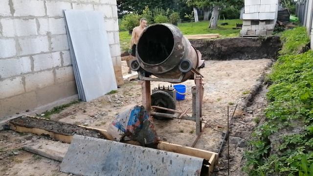 Бетономешалка сделанная своими руками