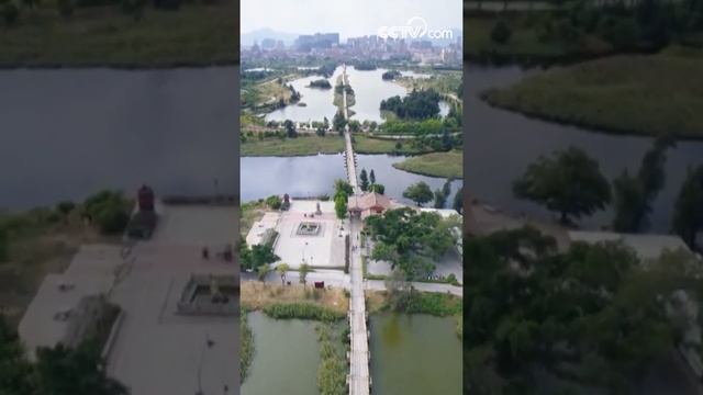 Аньпин - самый длинный древний каменный мост в Китае|CCTV Русский