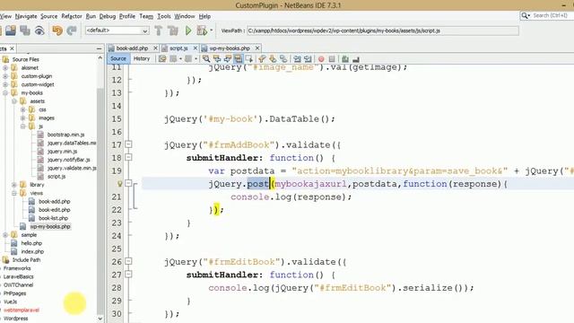 Wordpress Plugin Development tutorial from scratch (Part 31) "My Book" Plugin Insert/Show Data #8