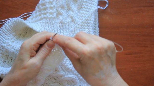 Вязание.Жакет для малыша.Knitted Baby Jacket