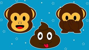 Как Нарисовать Эмодзи для Детей. Учимся рисовать Какашку и Обезьянку. Простые Рисунки Своими Руками