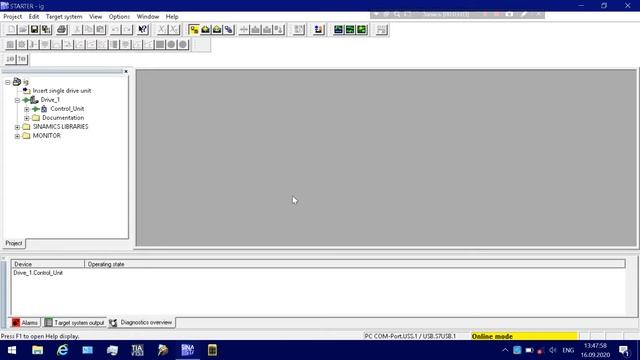 подключение sinamics cu 250 s к компьютеру через STARTER смотреть онлайн
