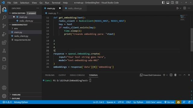 Embedding de OpenAI para búsqueda SEMÁNTICA #openai #español #inteligenciaartificial #python смотреть онлайн