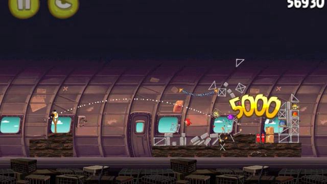 Angry Birds Rio Smugglers Plain 11-14 3 Stars walkthrough video gameplay tutorial Iphone 4S