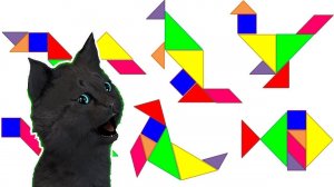 ТРИ КОТА СОБИРАЕМ ПРЕДМЕТЫ ИЗ ТРЕУГОЛЬНИКОВ С ГОВОРЯЩИМ СУПЕР КОТОМ ( ИГРА для ДЕТЕЙ )