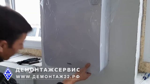 Установка Бризера Tion 3S и приточного клапана Norvind Pro. смотреть онлайн