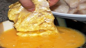 Жареное филе трески