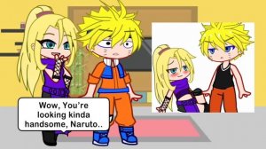 Past Naruto friends + Naruto react to Naruto X All || Gacha Club