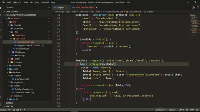 #3 Laravel passport api user registration with postman