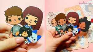 Бумажные куклы Тока Бока с одеждой и питомцем