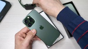 Перехожу на iPhone 13 Pro Alpine Green. Распаковка.