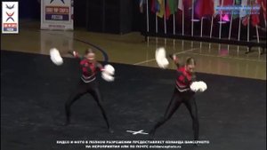 Cheerleading. Freestyle Double NON-STOP. 1 PLACE.  Чир спорт. ЧИР-ФРИСТАЙЛ-ДВОЙКА Нон-Стоп.