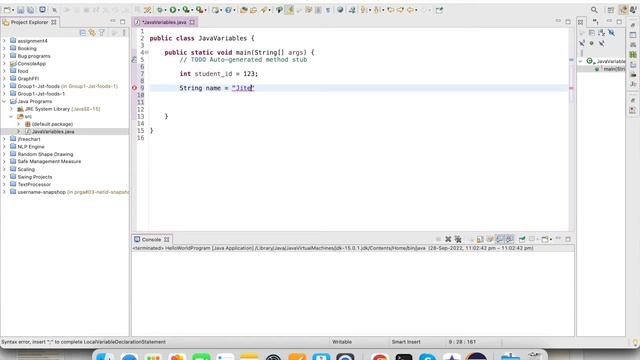 How To Create Java Variables - 02 | Java Programming Examples